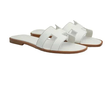 Hermes slides white